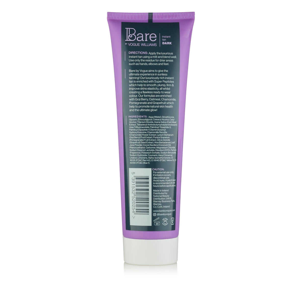 Bare By Vogue Instant Wash Off Tan - Dark