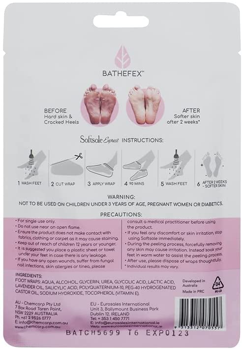 Bathefex Softsole Exfoliating Foot Peel