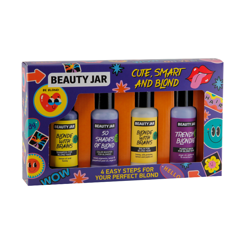 Beauty Jar Cute Smart And Blonde Hair Gift Set