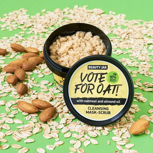 Beauty Jar Vote For Oat 2-in-1 Face Mask And Scrub