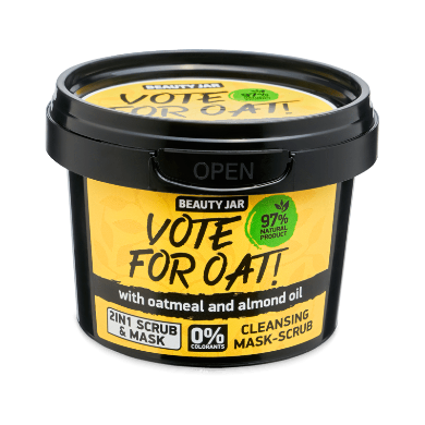 Beauty Jar Vote For Oat 2-in-1 Face Mask And Scrub