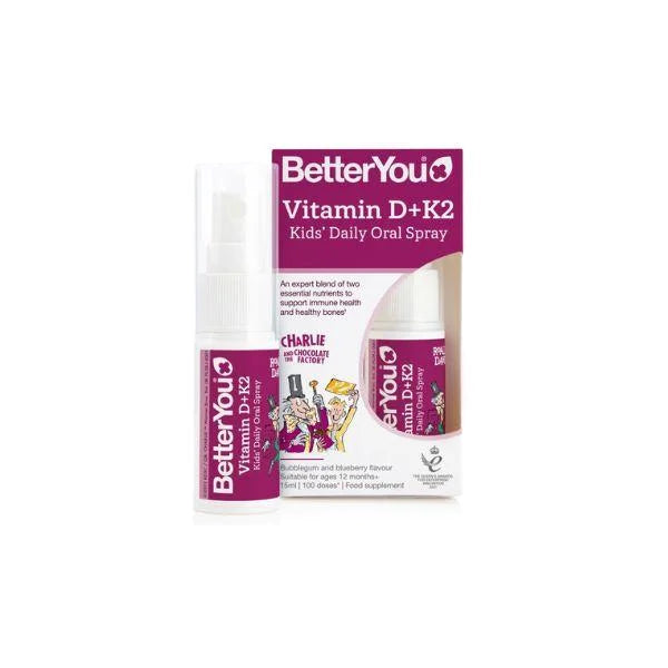 Better You Roald Dahl Vitamin D & K2 Kids Daily Oral Spray