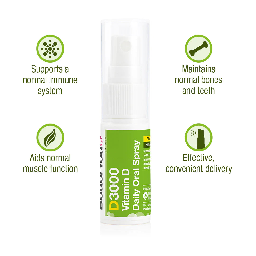 Better You D3000iu Vitamin D Oral Spray