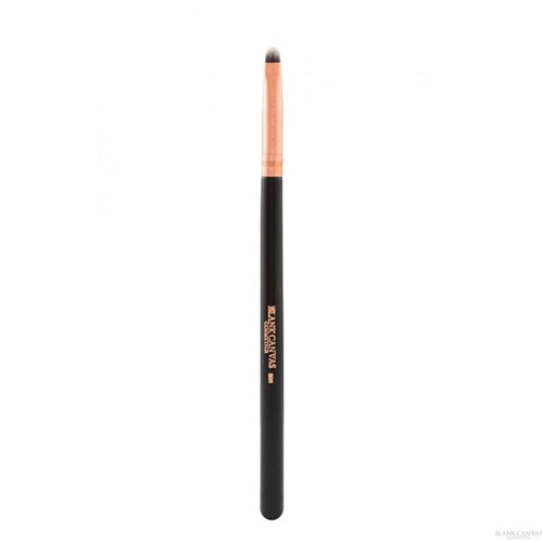 blank canvas cosmetics E03 lip and inner tear duct highlighter brush - black and rose gold