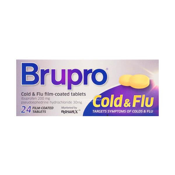 Brupro Ibruprofen Cold & Flu Medicine