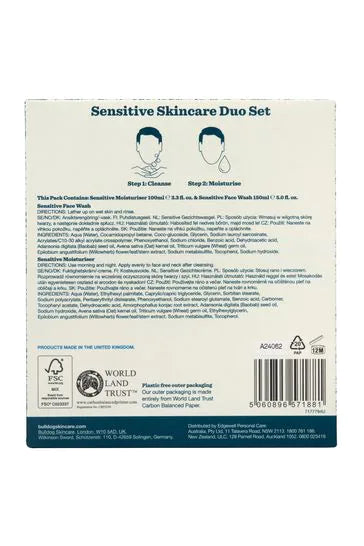 Bulldog Sensitive Mens Skincare Duo Gift Set