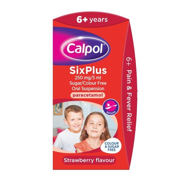 Calpol 6 Plus Sugar Free Painkiller - 140ml