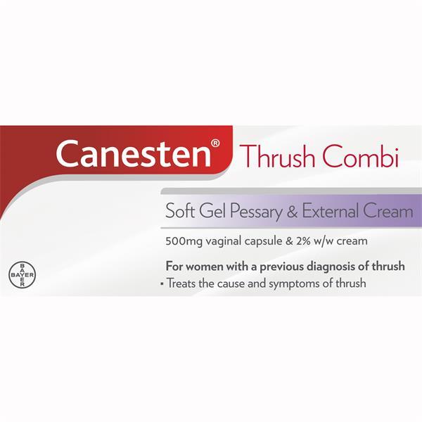 Canesten Thrush Combi Pessary And External Cream Treatment