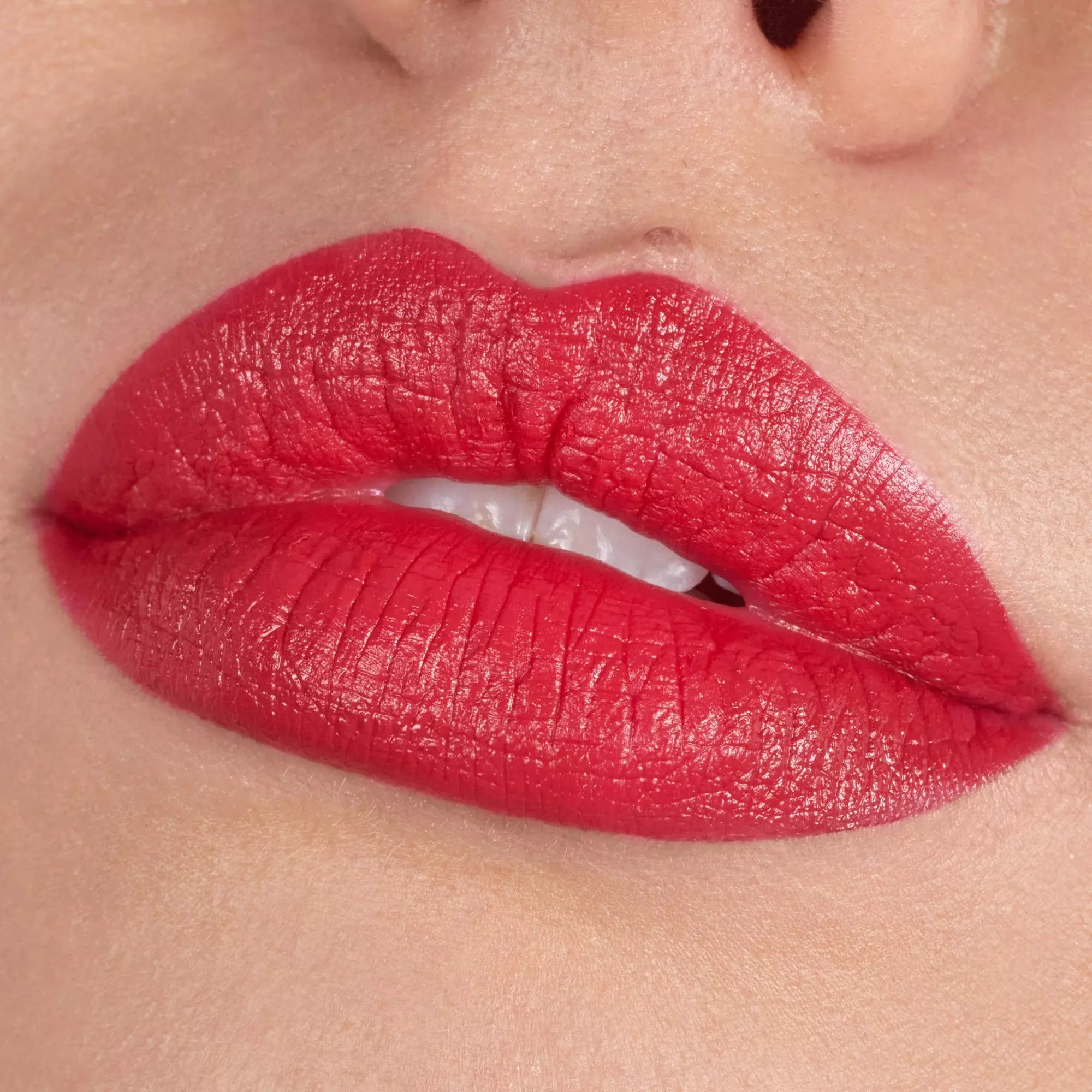 Catrice Scandalous Matte Red Lipstick 100 Muse Of Inspiration On Light Skin