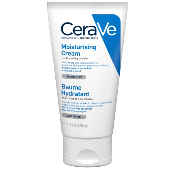 Cerave Moisturising Cream Tube Dry Skin 50ml