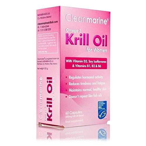 Cleanmarine Krill Oil For Women 600mg Capsules