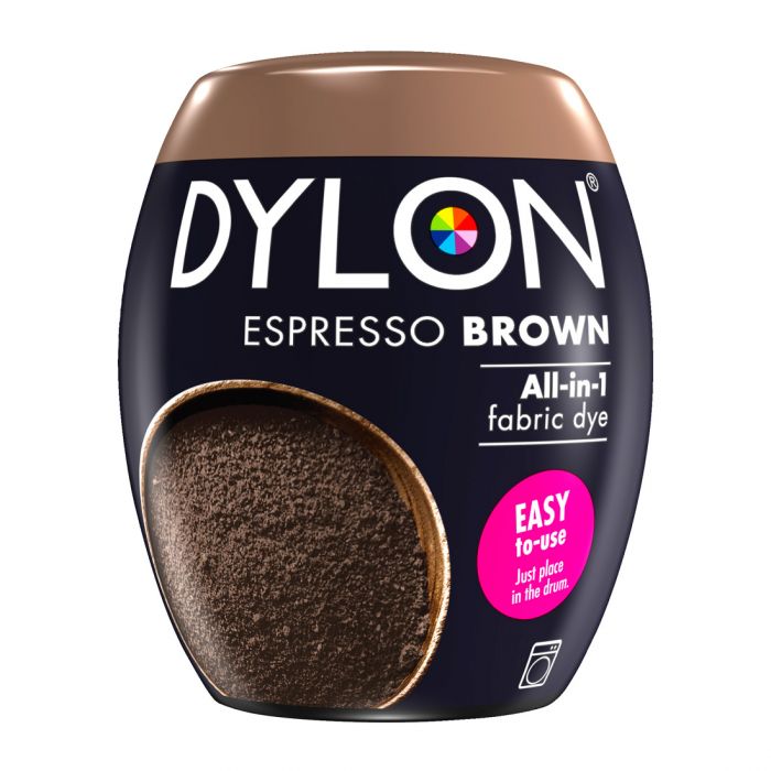 Dylon All In One Espresso Brown Machine Wash Fabric Dye