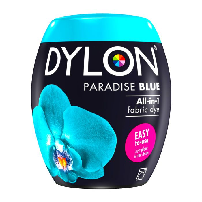 Dylon All In One Paradise Blue Machine Wash Fabric Dye