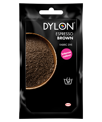 Dylon Espresso Brown Fabric Dye Hand Wash Sachets