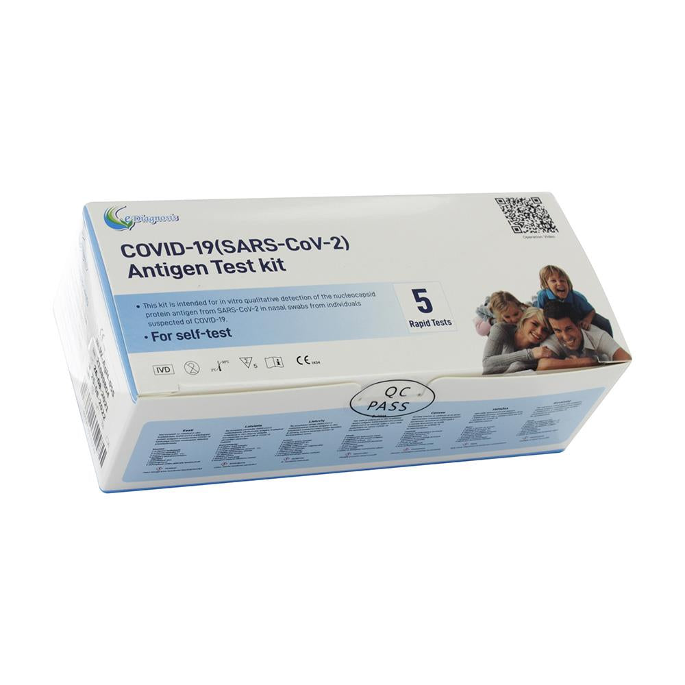 E Diagnosis Covid 19 Antigen Test Kit - 5 Pack