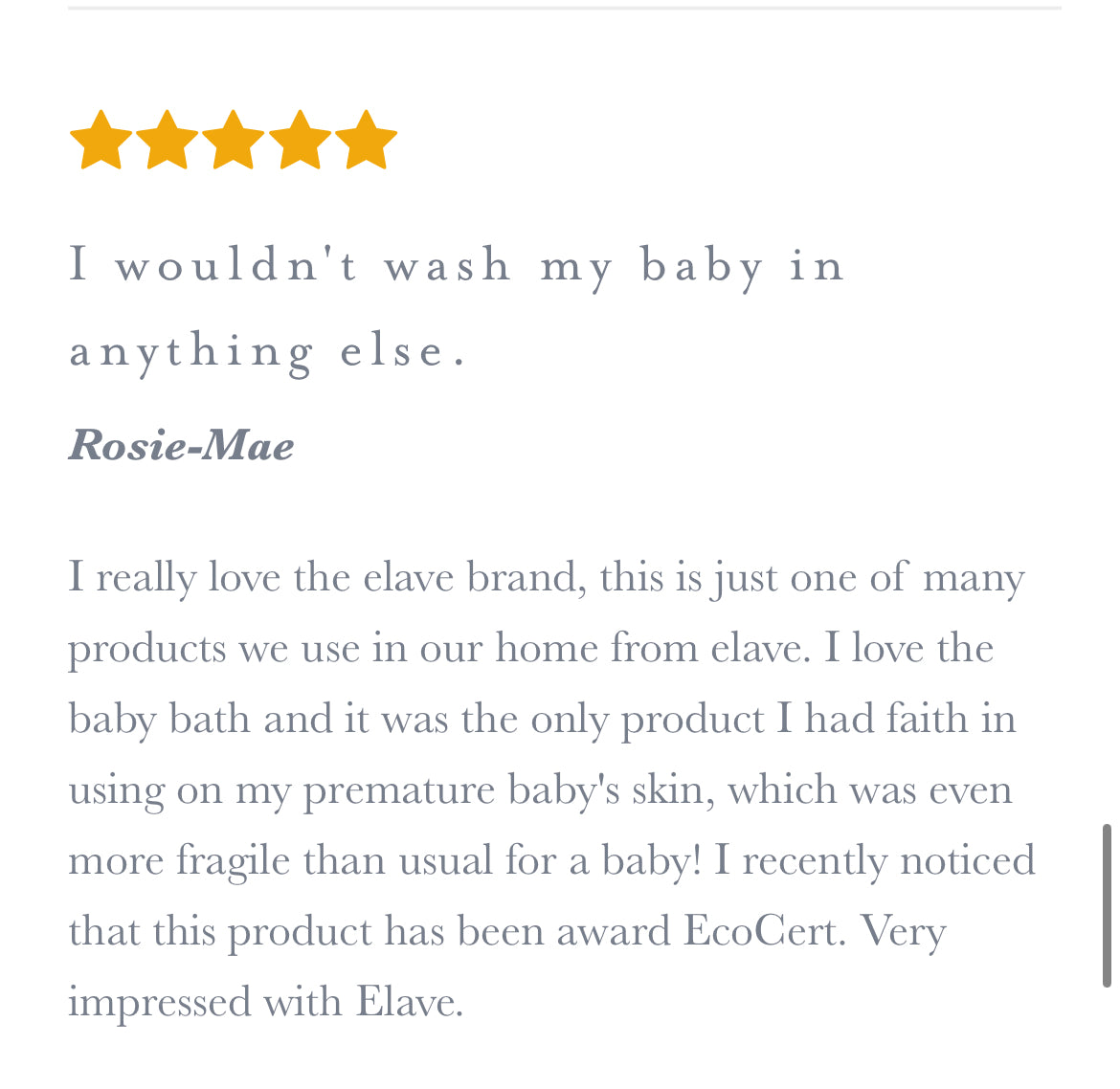 Elave Baby Sensitive Bath Wash With Aloe Vera Reviews