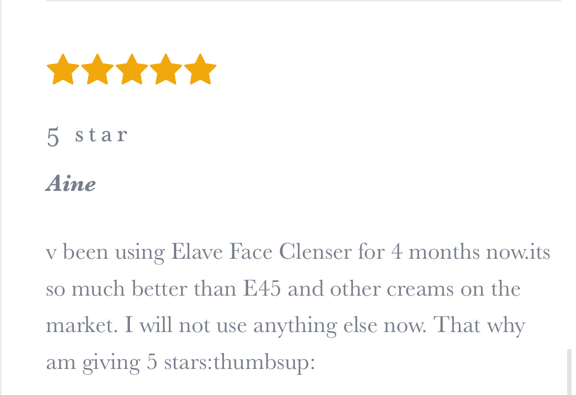 Elave Facial Cleanser With Vitamin E Reviews