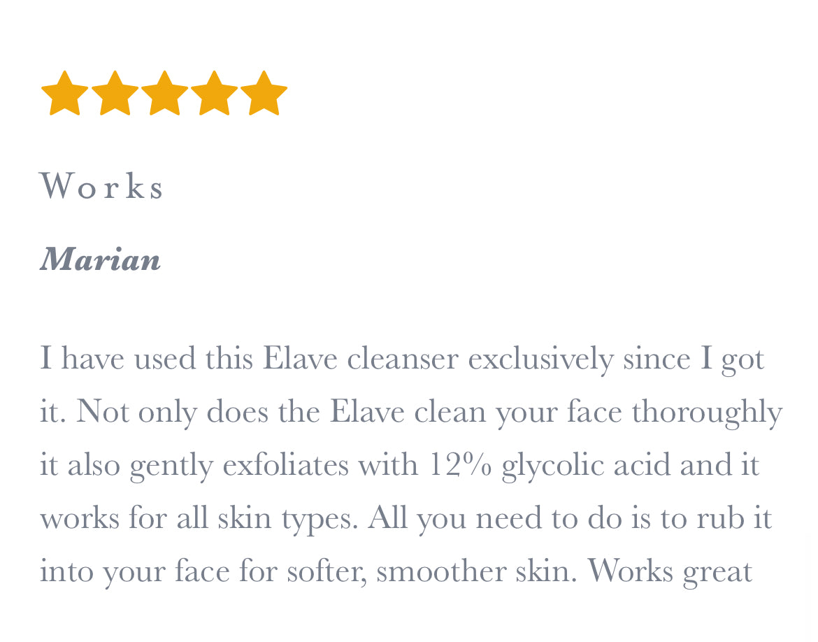 Elave Rejuvenating Cleansing Treatment Cleanser