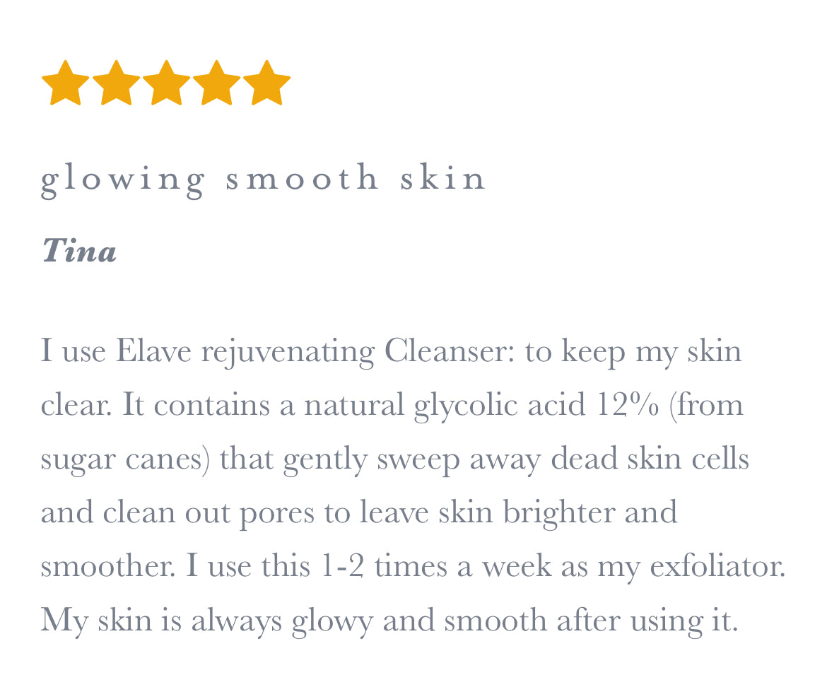 Elave Rejuvenating Cleansing Treatment Reviews