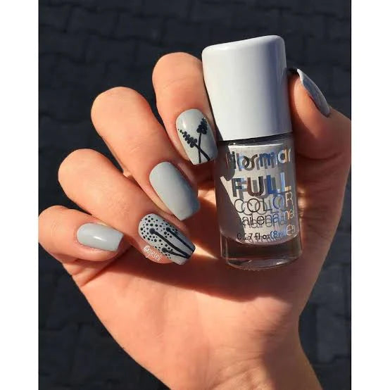 Flormar Full Color Nail Enamel In Grey - FC28 Urban Escape