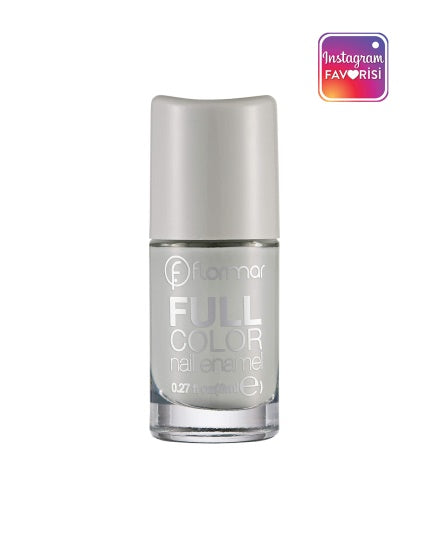 Flormar Full Color Nail Enamel - FC28 Urban Escape grey nail polish