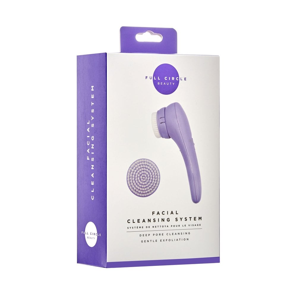 Full Circle Beauty Facial Cleansing System Brush Cleanser