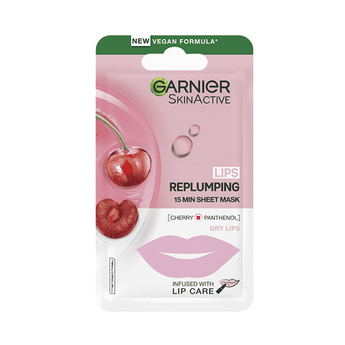 Garnier Skinactive Lips Replumping Cherry Mask