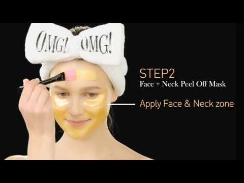 OMG 3 in 1 Peel Off Face Mask How To