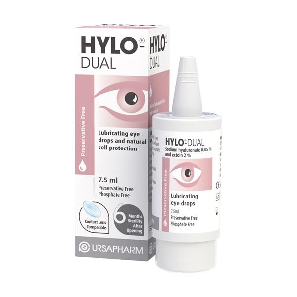 Hylo-Dual Preservative Free Lubricating Eye Drops - 7ml