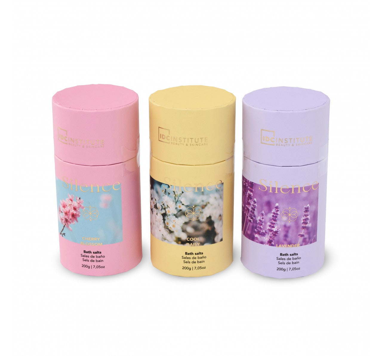 IDC Institute Silence Bath Salts Trio Gift Set For Her