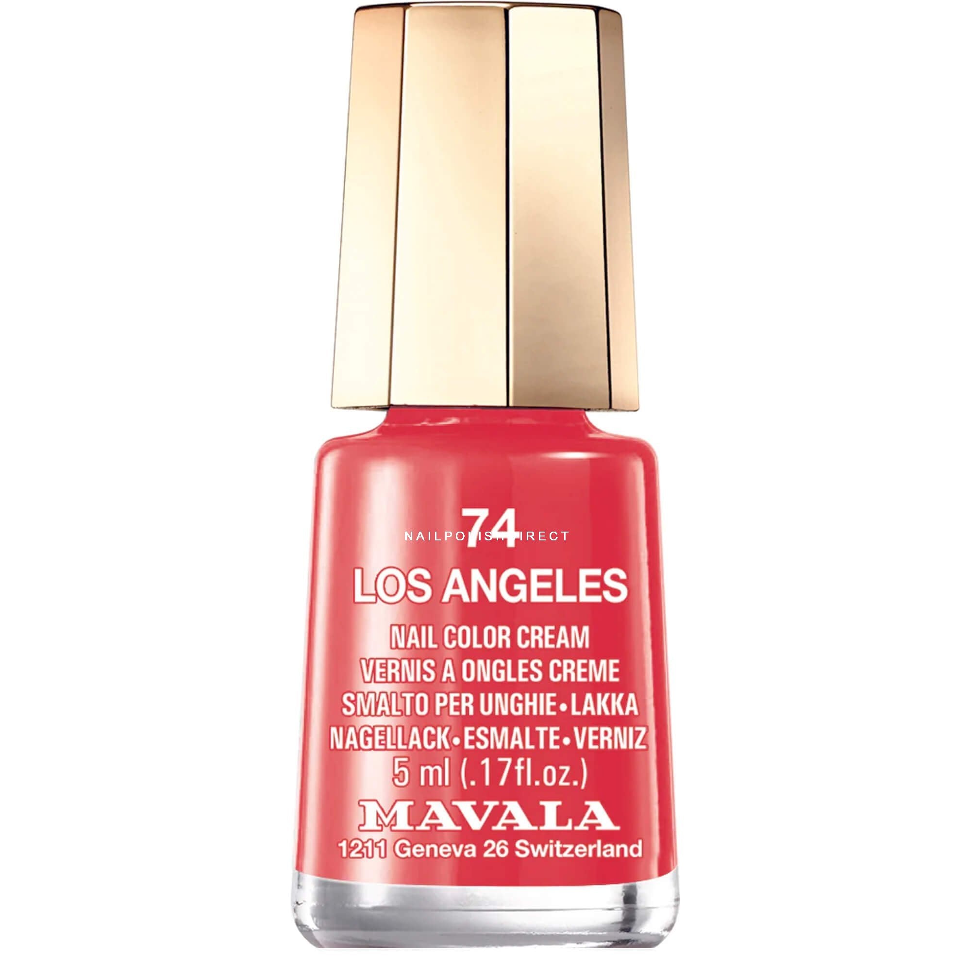 Mavala Orange Nail Polish No 74 Los Angeles