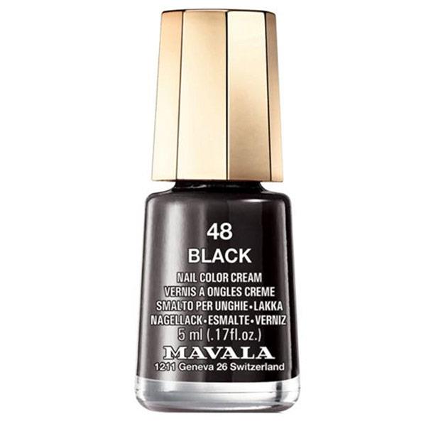 Mavala Nail Polish In No 48 - Black