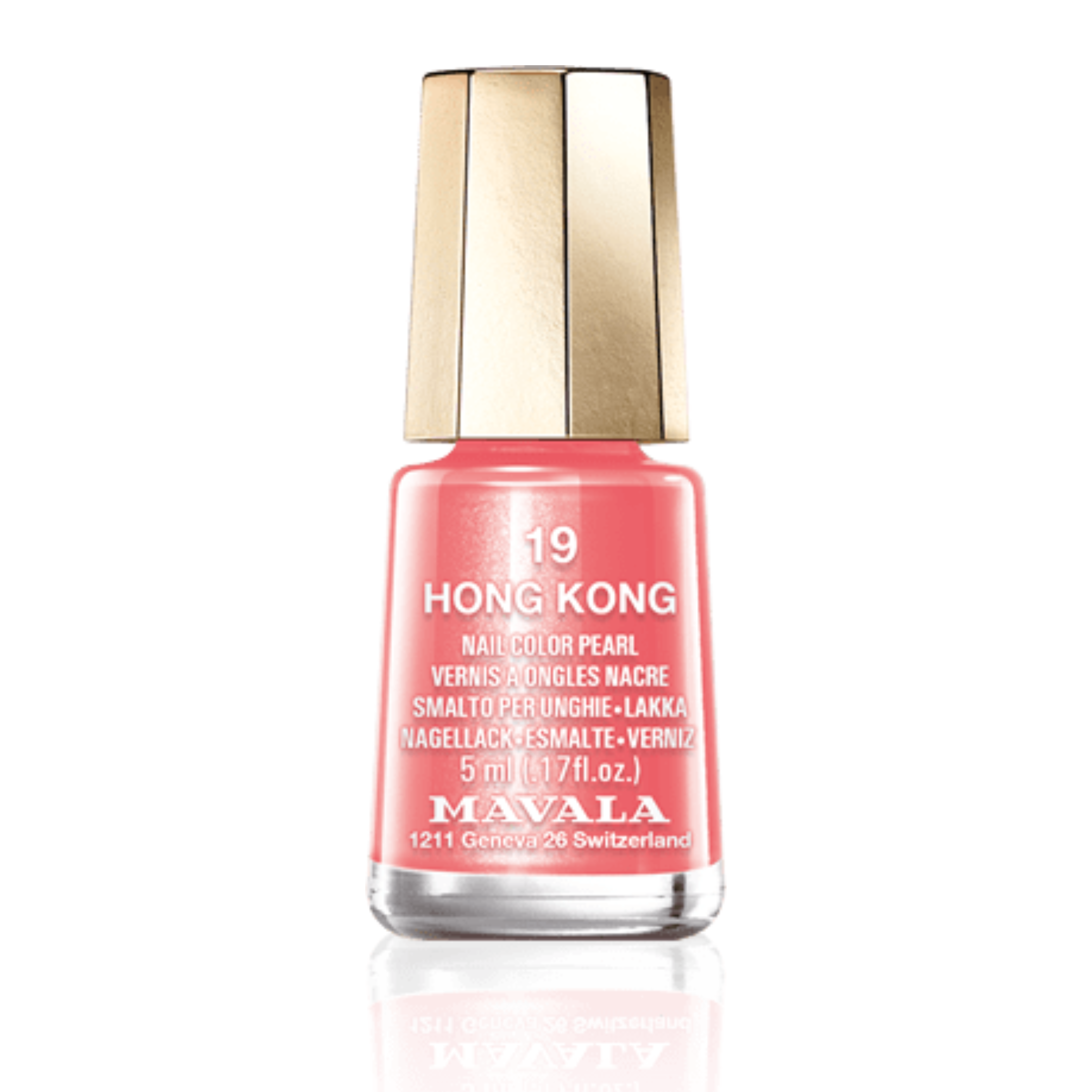 Mavala Peach Pink Mini Nail Polish No 19 Hong Kong