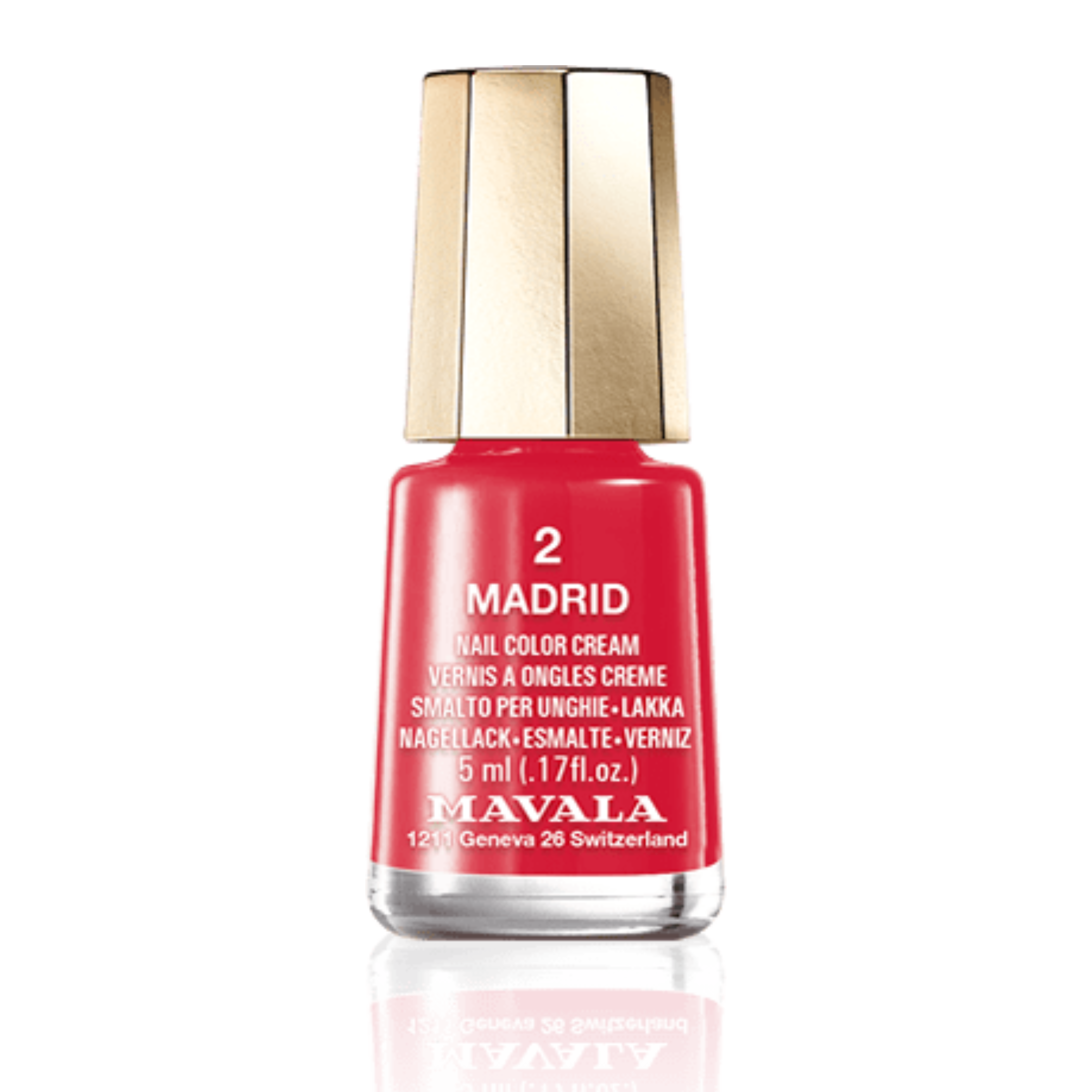 Mavala Red Mini Nail Polish - No 2 Madrid