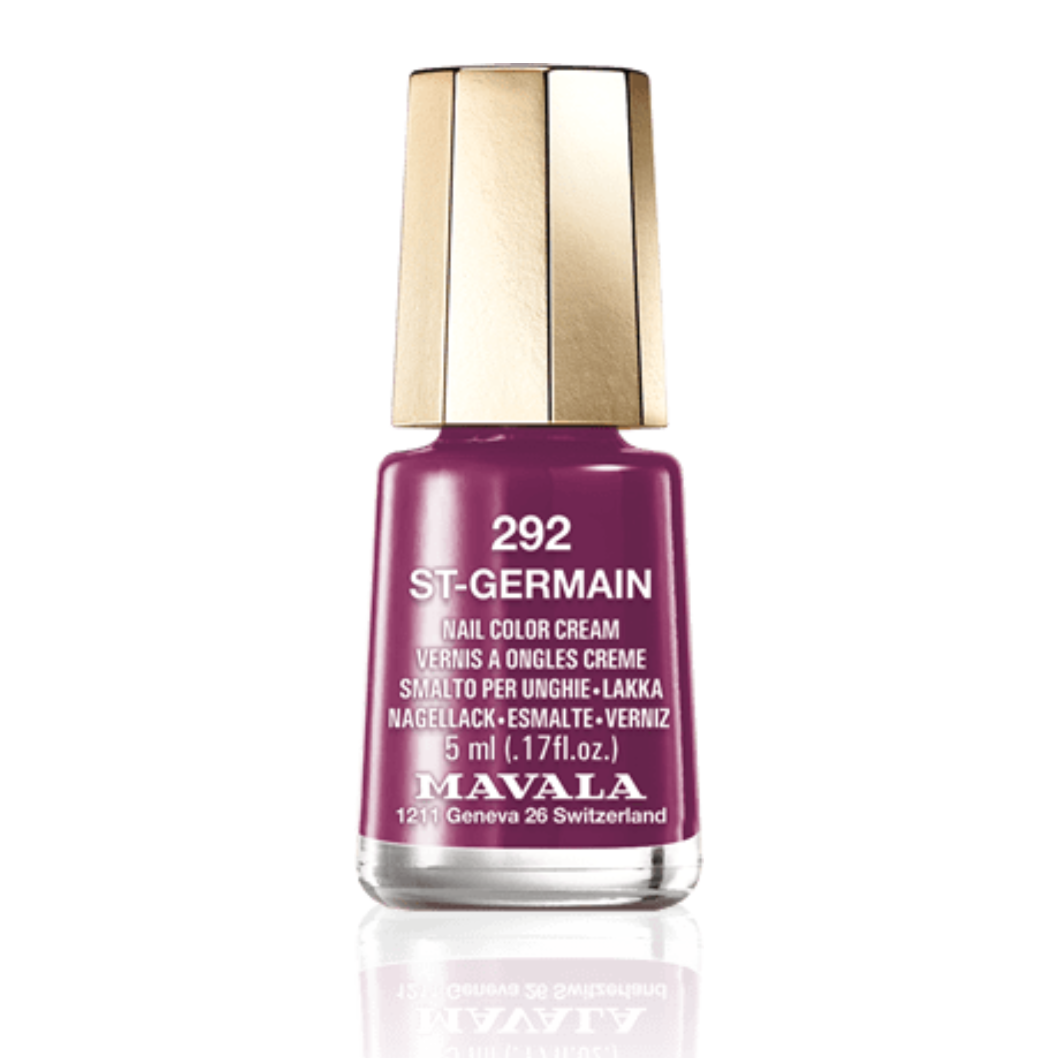 Mavala Deep Purple Mini Nail Polish - No 292 St Germain