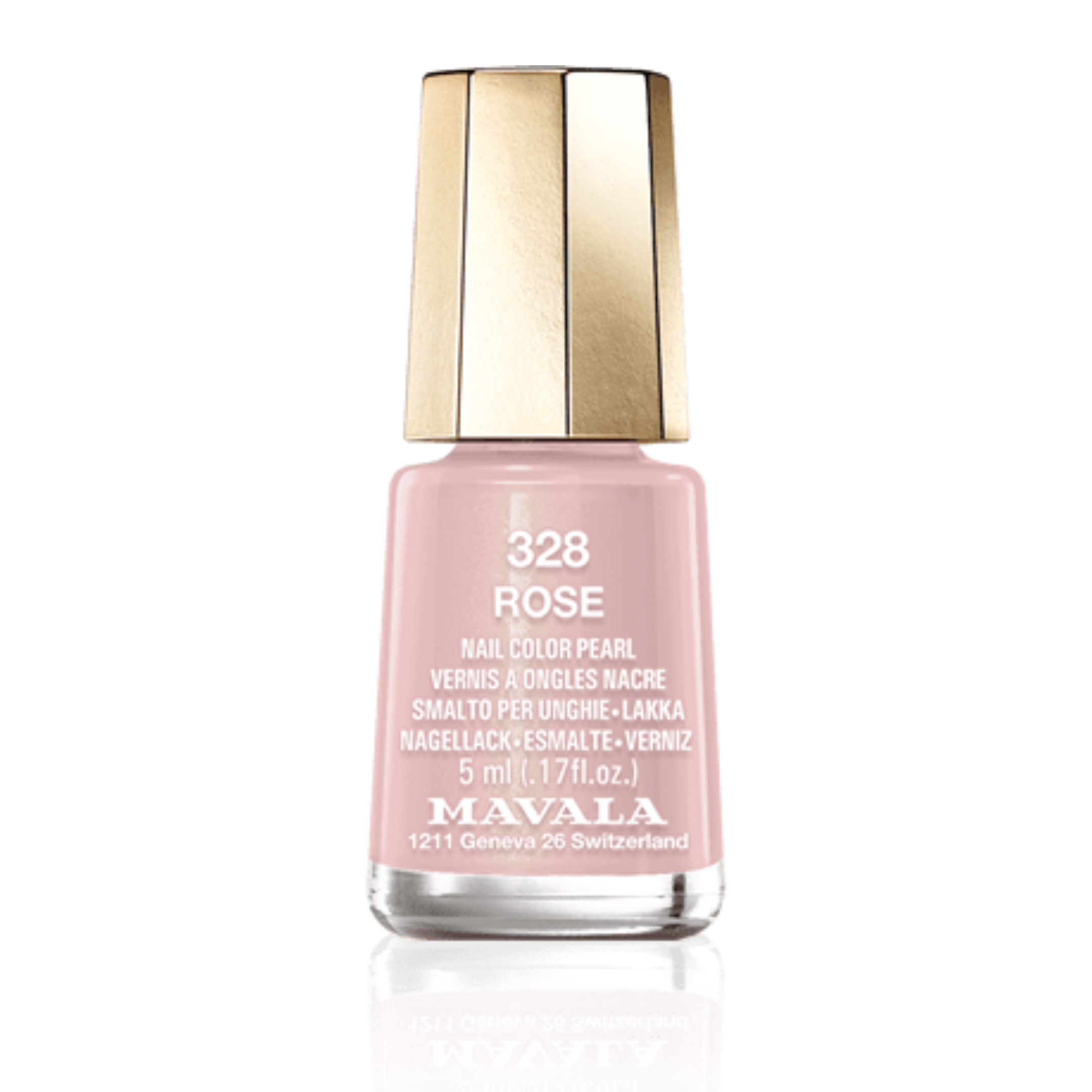 Mavala Pale Pink Mini Nail Polish - No 328 Rose