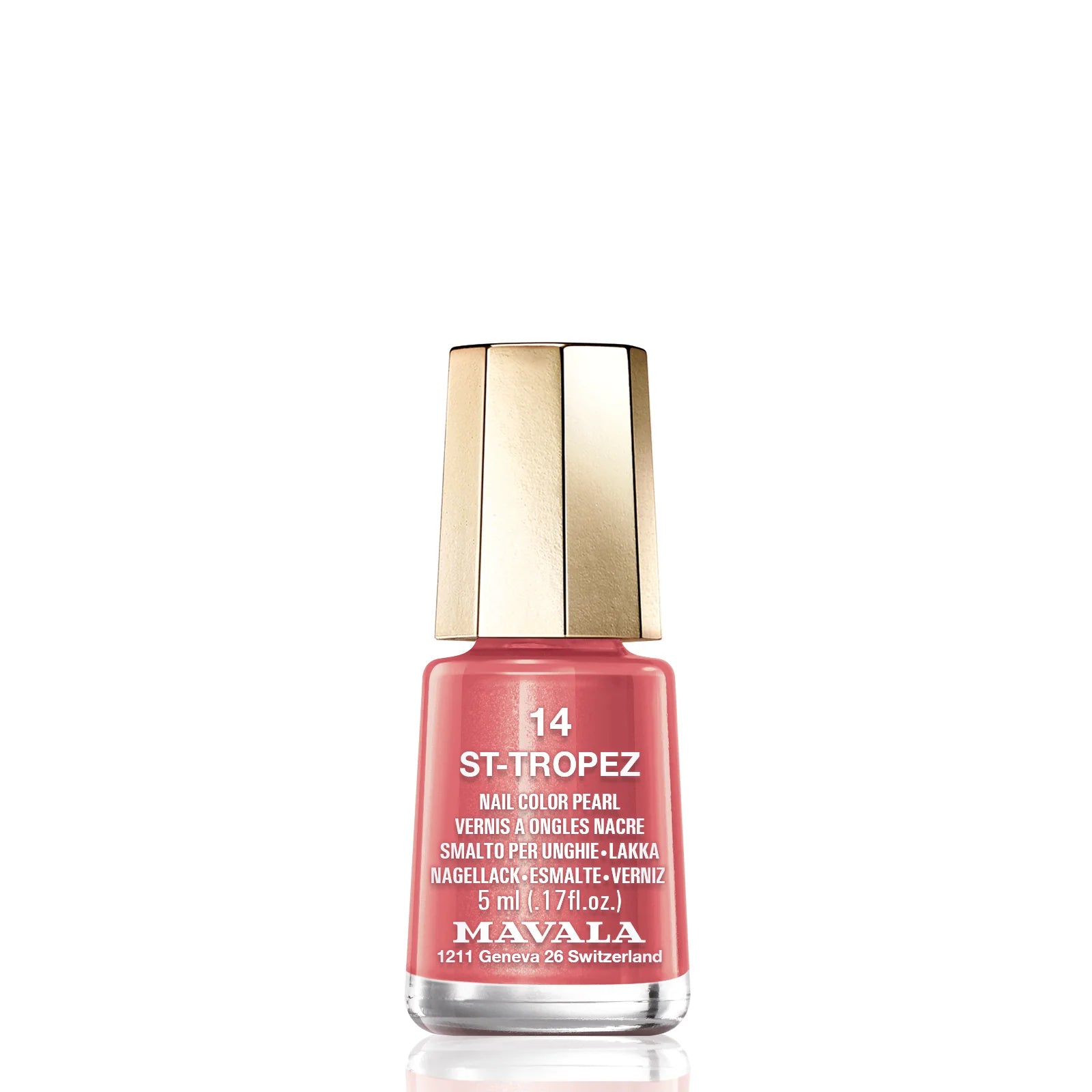 Mavala Nail Polish No 14 St Tropez Coral Orange