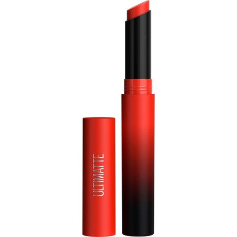 Maybelline The Ultimatte Slim Lipstick In 299 More Scarlet Red