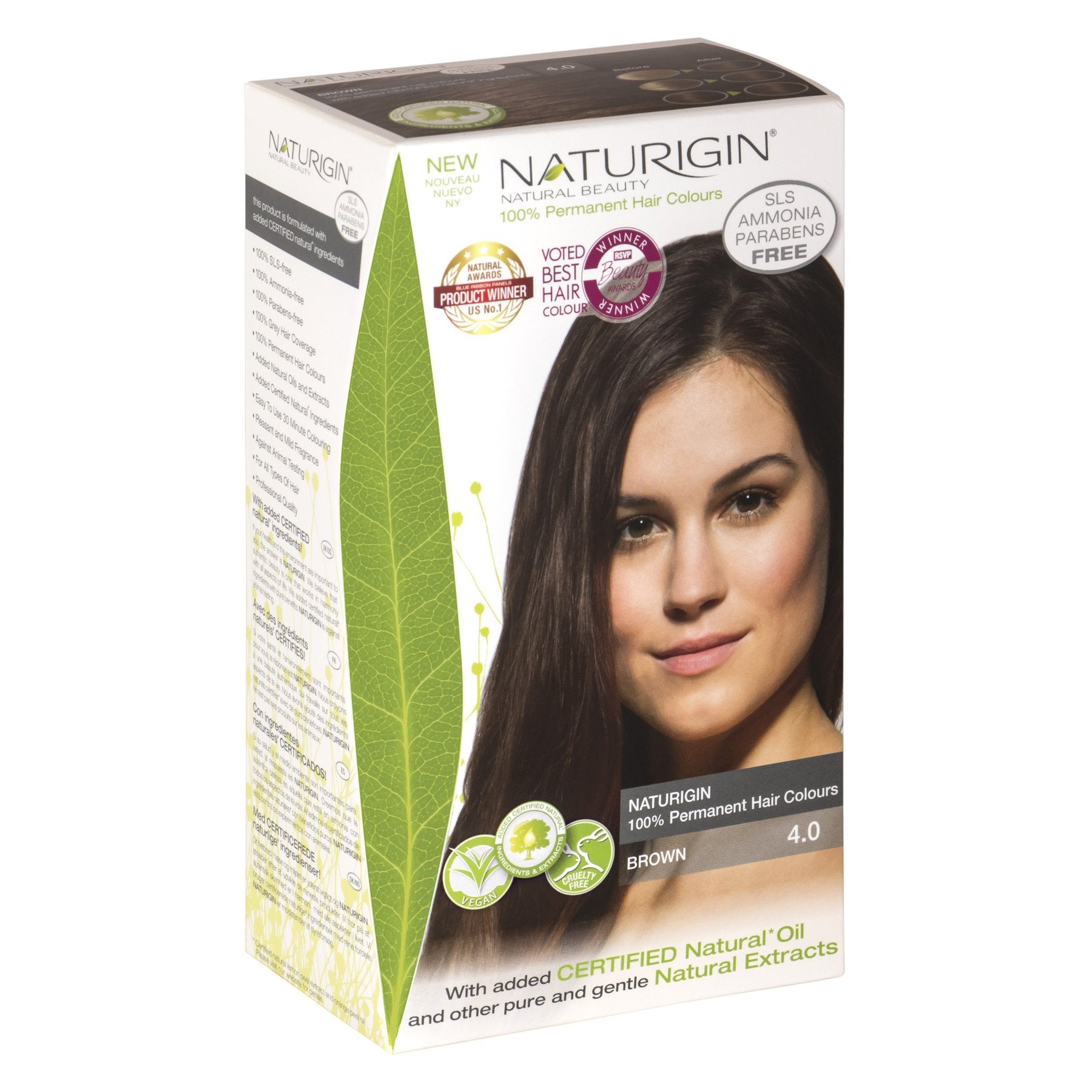 Naturigin Hair Colour - 4.0 Brown Hair Colour