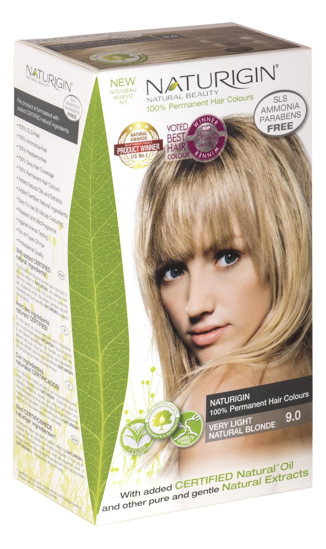 Naturigin Hair Colour - 9.0 Very Light Natural Blonde