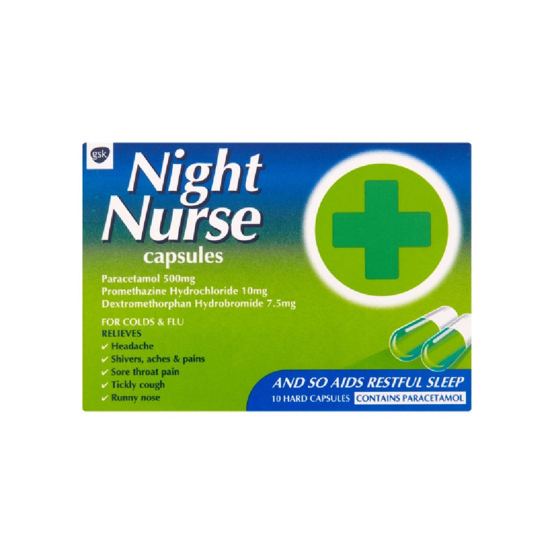 Night Nurse Capsules - 10 Pk