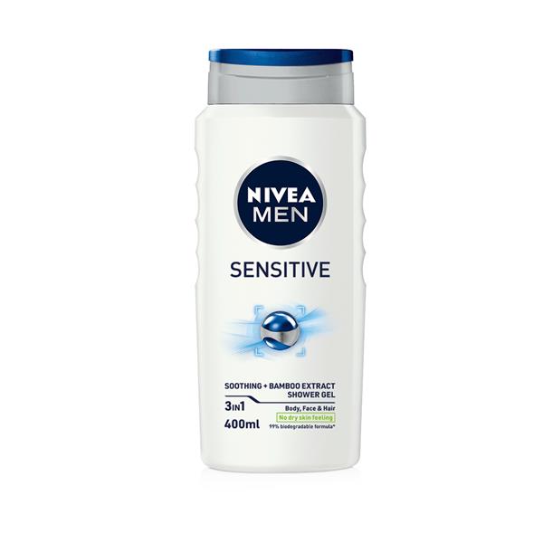 Nivea Men Shower Gel For Sensitive Skin 400ml