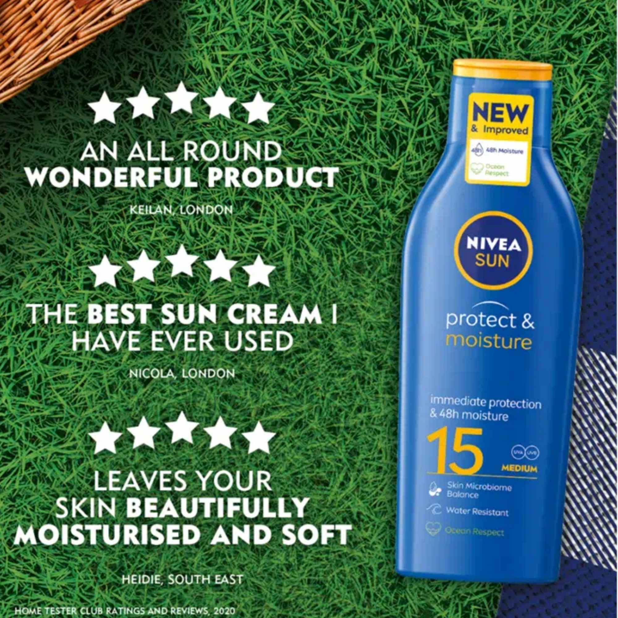 Nivea Sun Protect & Moisture SPF15 Lotion - 200ml