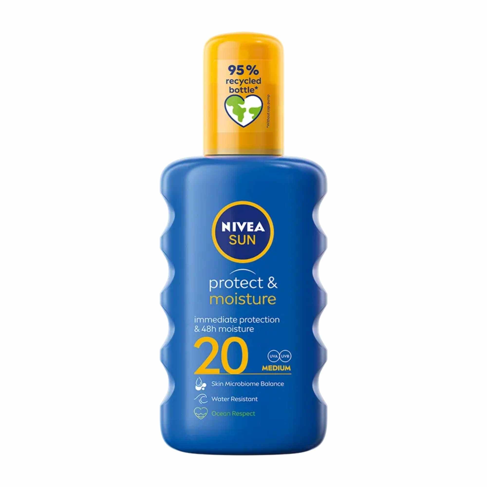 Nivea Protect & Moisture Sun Spray SPF20 