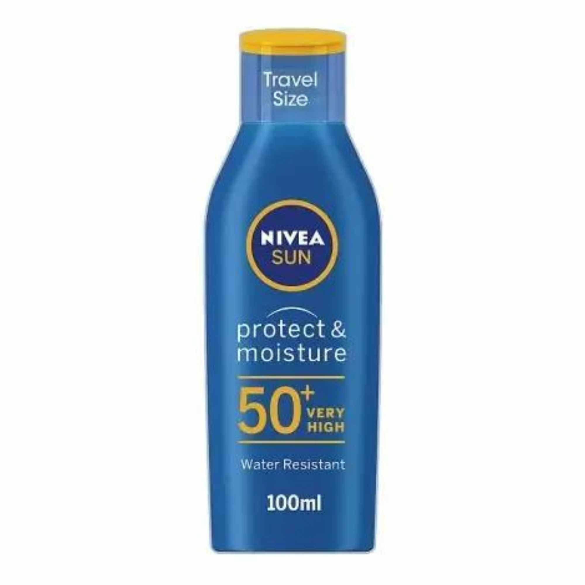 Nivea Sun Protect And Moisture SPF 50+ Travel Size Lotion