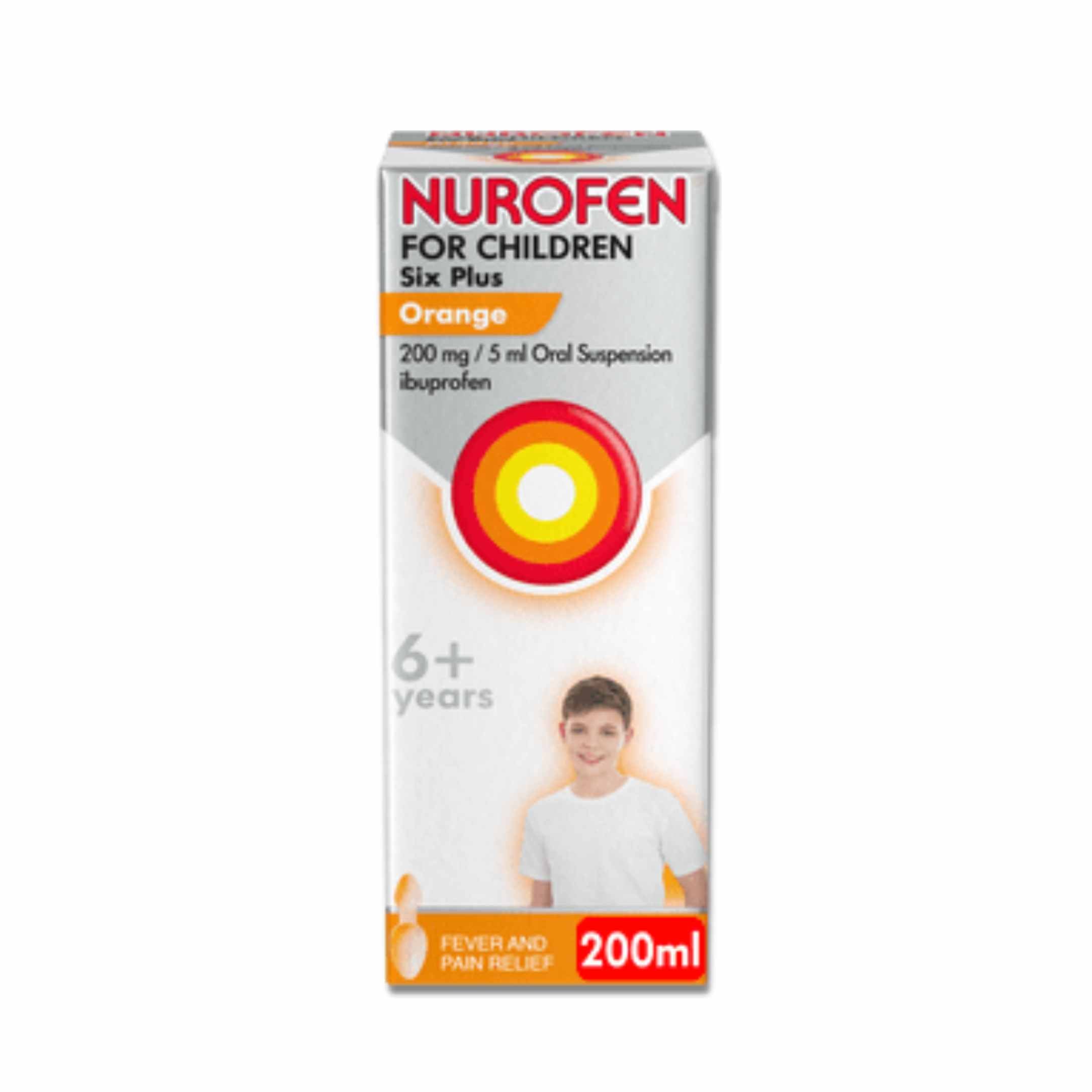 Nurofen Pain Relief For Children Aged 6+ Orange