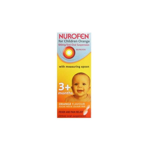 Nurofen For Children Orange 3 Months+ With Spoon