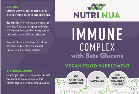 Nutri Nua Immune Complex With Beta Glucans