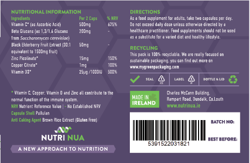 Nutri Nua Immune Complex With Beta Glucans