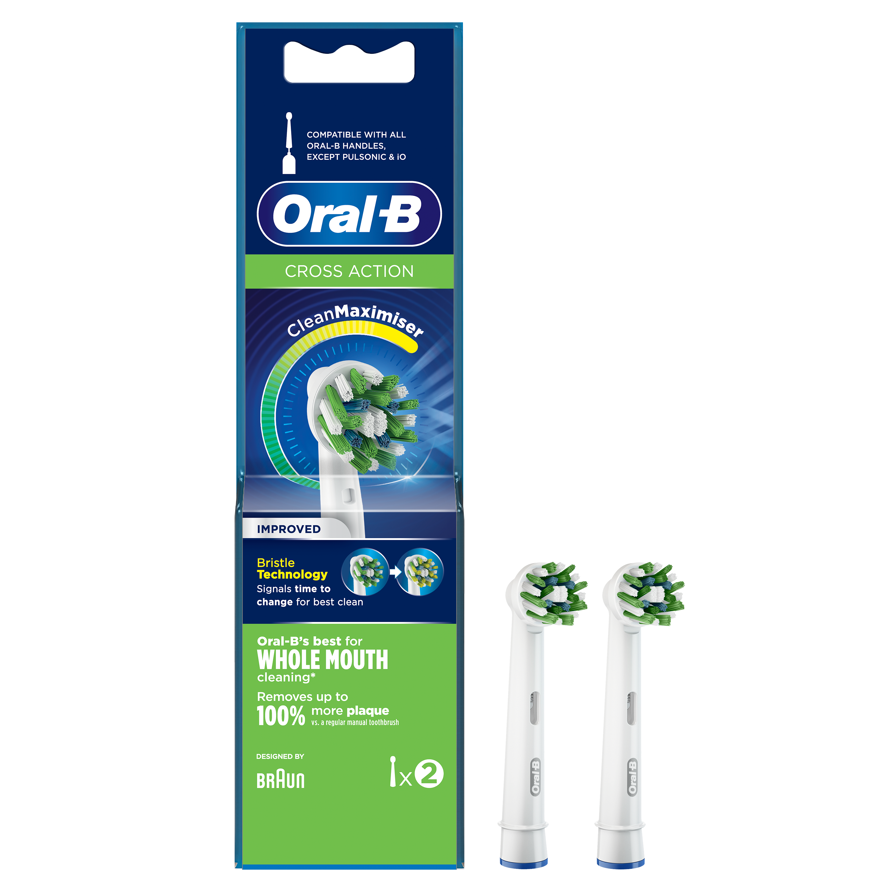 Oral B Cross Action Toothbrush Heads